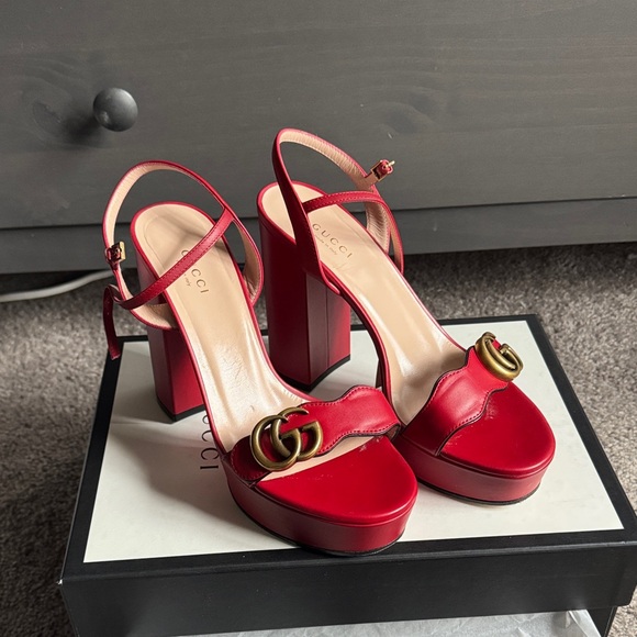 Gucci Red Heels - Picture 2 of 5